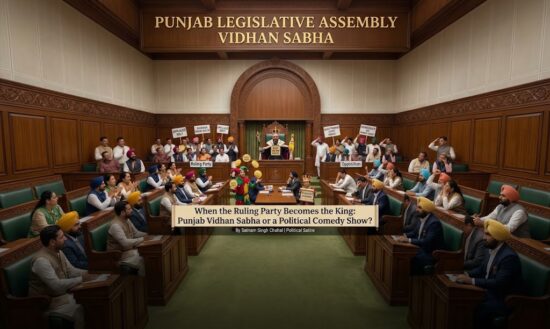 When the Ruling Party Becomes the King: Punjab Vidhan Sabha or a Political Comedy Show?Satnam Singh Chahal