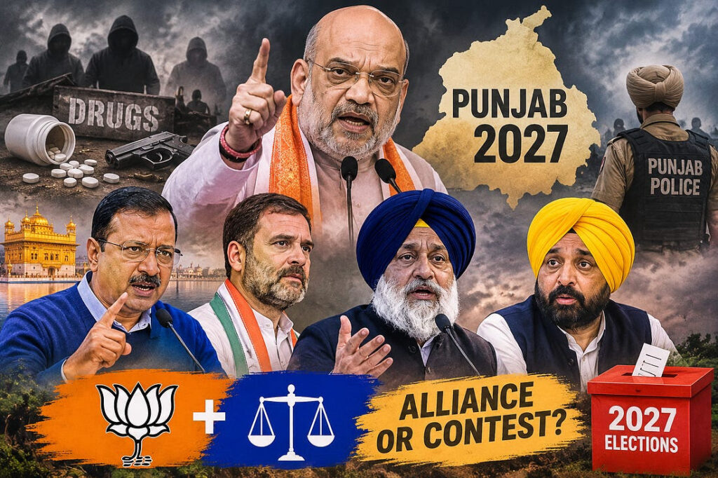 Amit Shah Has Stirred Punjab’s Political Chemistry Ahead of 2027-By Gurpartap Singh Mann