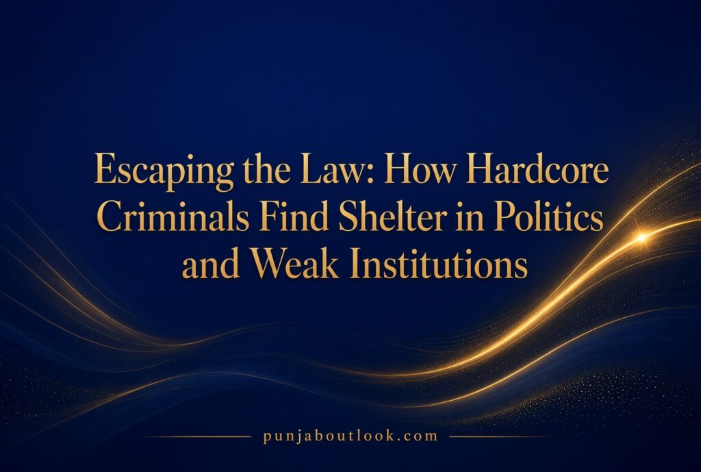 Escaping the Law: How Hardcore Criminals Find Shelter in Politics and Weak Institutions-Punjaboutlook