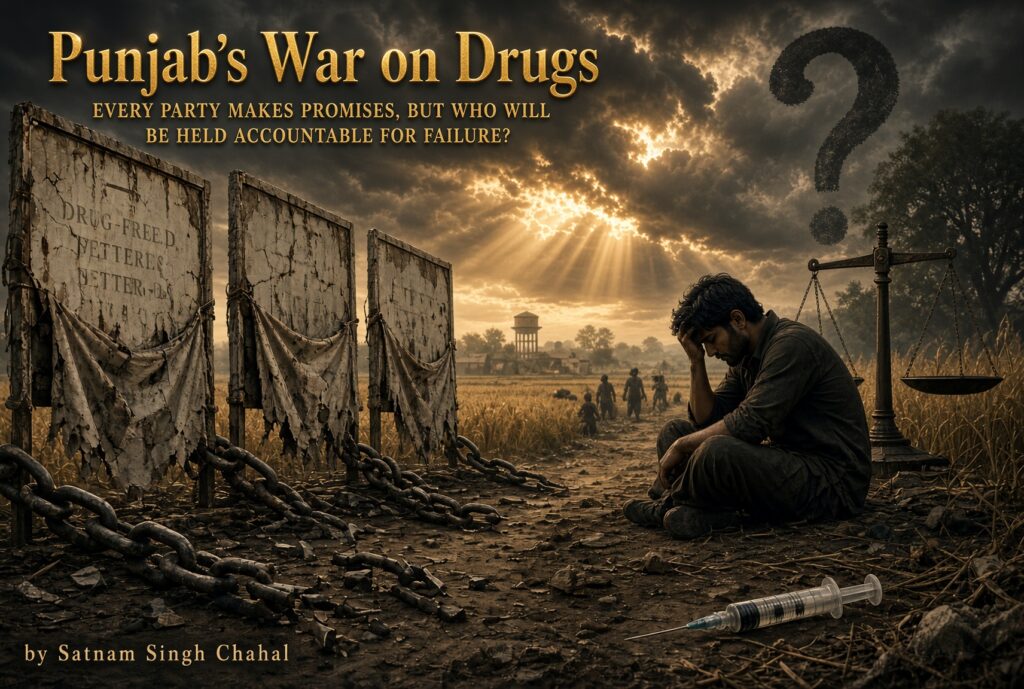 Punjab’s War on Drugs: Every Party Makes Promises, But Who Will Be Held Accountable for Failure? — Satnam Singh Chahal