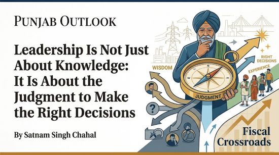 Leadership Is Not Just About Knowledge: It Is About the Judgment to Make the Right Decisions-By Satnam Singh Chahal