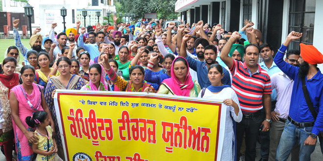 Computer Teachers Union Punjab Backs Divyang Protesters, Condemns Alleged Police Violence in Dhuri