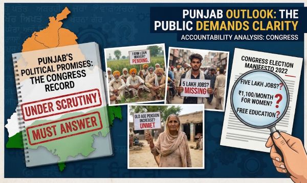 Punjab’s Political Promises Under Scrutiny: Congress: Must Answer the Public-Punjab Outlook