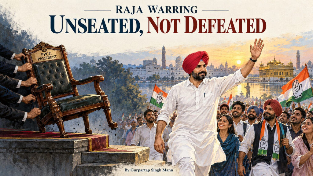 Raja Warring: Unseated, Not Defeated-By Gurpartap Singh Mann