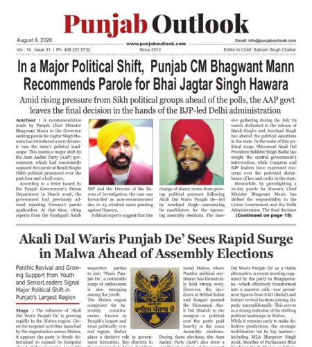 Punjab Outlook  |  August 9, 2026
